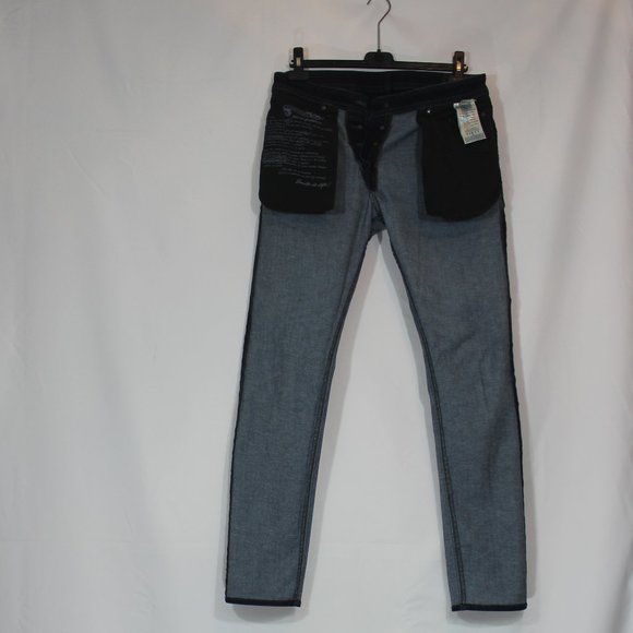 Diesel Buster Men Blue Jeans 0607A  stretch regular slim tapered   W31 L32 - Picture 7 of 12